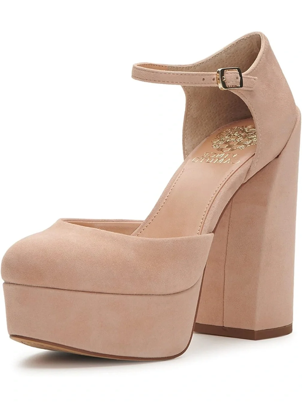 NWT Vince Camuto Grelena Platform Mary Jane Heels in Blush Pink